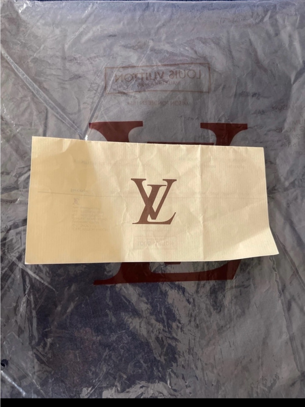 Louis Vuitton Brown and Black Monogram Fringe Scarf - Picture 7 of 12